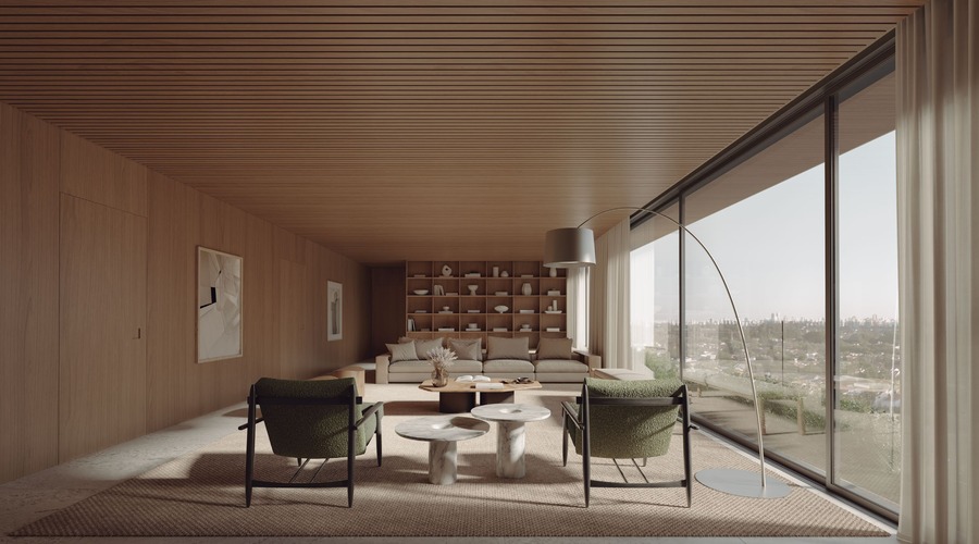 Clara Jardins - Living Tipo 1 326m²