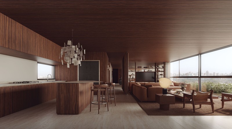 Clara Jardins - Living Penthouse 517m²