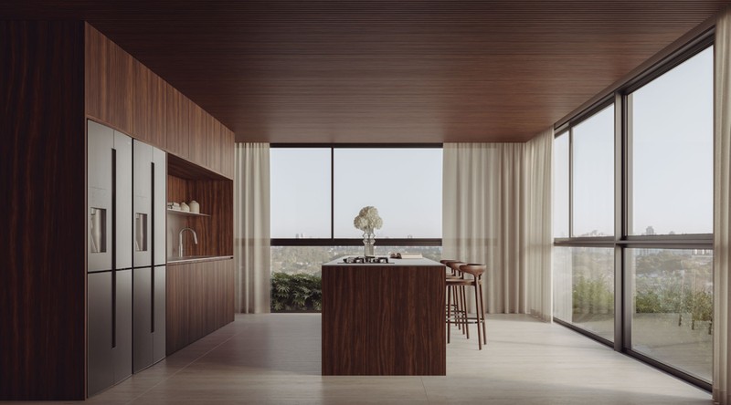 Clara Jardins - Cozinha Penthouse