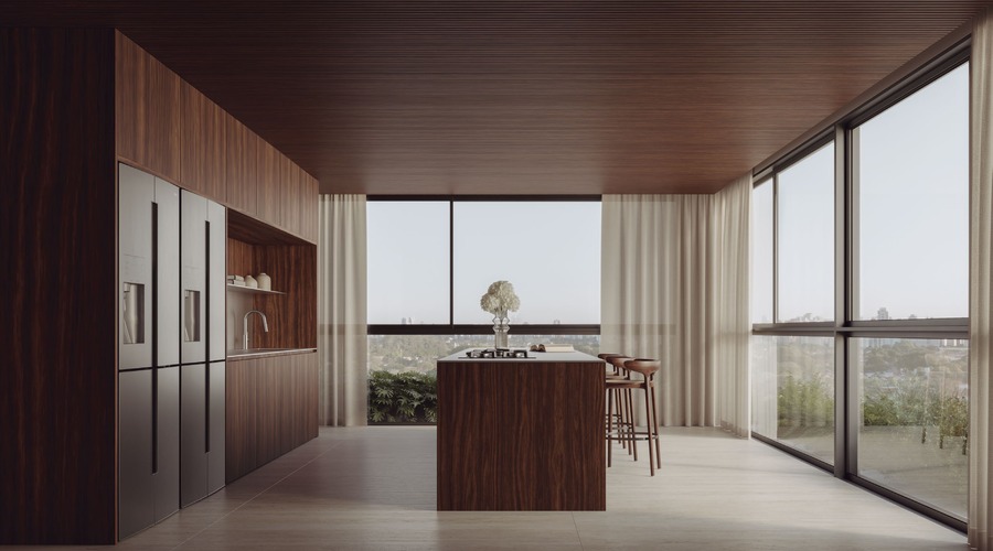 Clara Jardins - Cozinha Penthouse