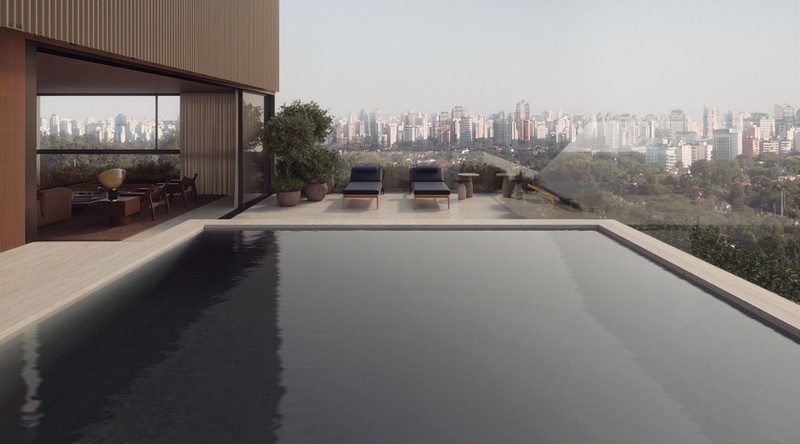 Clara Jardins - Piscina Penthouse